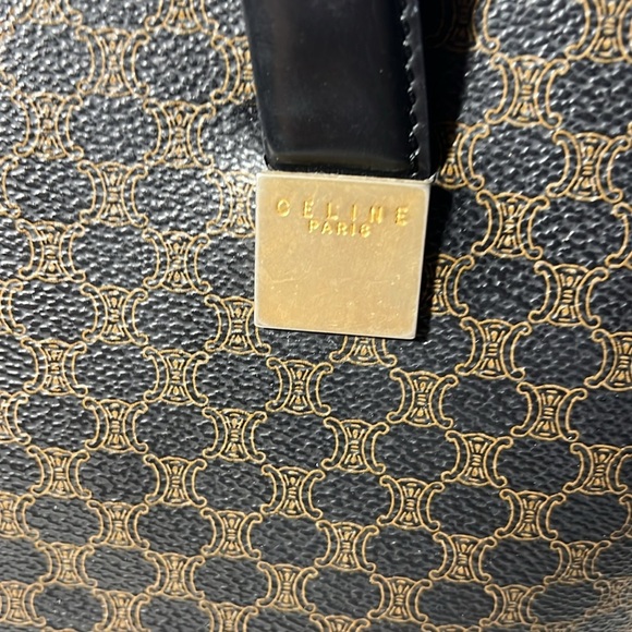 Celine Macadam Hand Bag Leather Pvc #164546C40B. P33 - Picture 5 of 13